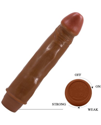 BAILE DWARF VIBRADOR REALISTICO 21 CM MULATO BAILE DWARF VIBRADOR REALISTICO 21 CM MULATO