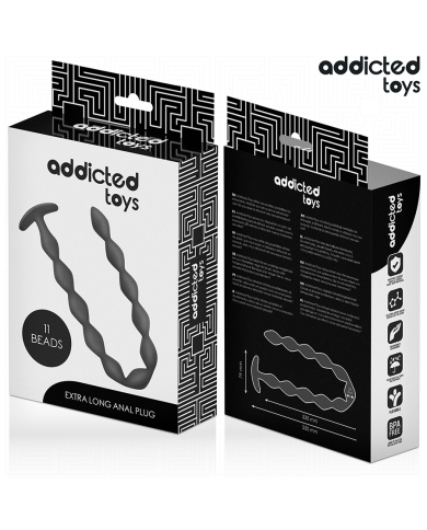 ADDICTED TOYS ROSARIO ANAL 27 CM EXTRA LARGO SILICONA ADDICTED TOYS ROSARIO ANAL 27 CM EXTRA LARGO SILICONA