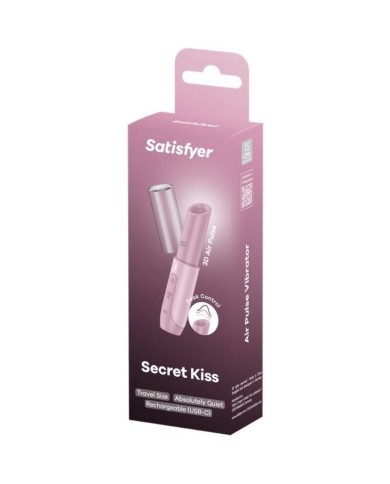 SATISFYER SECRET KISS ESTIMULADOR CLITORIS POR ONDAS ROSA SATISFYER SECRET KISS ESTIMULADOR CLITORIS POR ONDAS ROSA