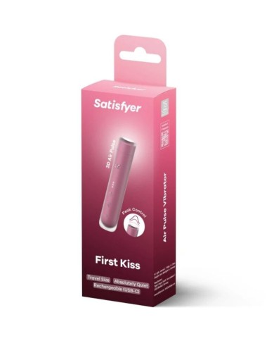 SATISFYER FIRST KISS ESTIMULADOR CLITORIS POR ONDAS GRANATE SATISFYER FIRST KISS ESTIMULADOR CLITORIS POR ONDAS GRANATE