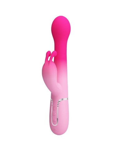 PRETTY LOVE DEJON VIBRADOR RABBIT 3 EN 1 MULTIFUNCION ROSA PRETTY LOVE DEJON VIBRADOR RABBIT 3 EN 1 MULTIFUNCION ROSA