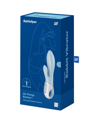 SATISFYER AIR PUMP BUNNY 1 VIBRADOR INFLABLE RABBIT AZUL SATISFYER AIR PUMP BUNNY 1 VIBRADOR INFLABLE RABBIT AZUL