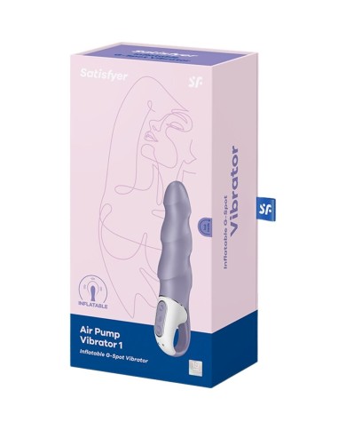 SATISFYER AIR PUMP VIBRATOR 1 VIBRADOR G SPOT INFLABLE MORADO SATISFYER AIR PUMP VIBRATOR 1 VIBRADOR G SPOT INFLABLE MORADO