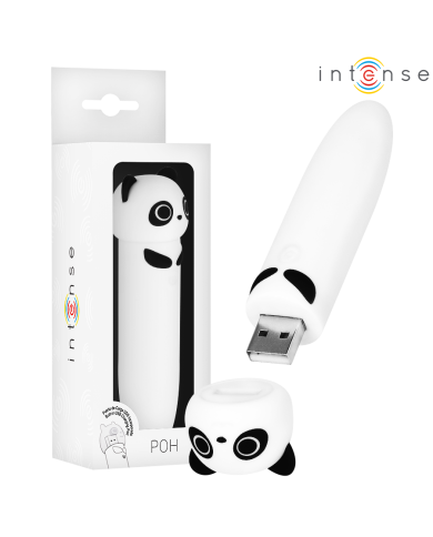 INTENSE POH BALA VIBRADORA PANDA RECARGABLE USB 10 X 22 CM INTENSE POH BALA VIBRADORA PANDA RECARGABLE USB 10 X 22 CM