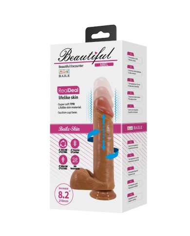 BAILE ABEL DILDO REALISTICO 21 CM MULATO BAILE ABEL DILDO REALISTICO 21 CM MULATO