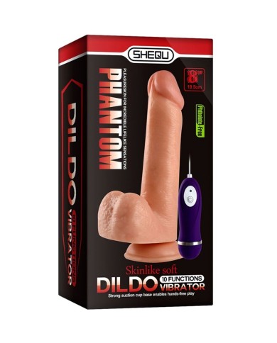 SHEQU ADAM DILDO VIBRADOR CON CONTROL REMOTO 21 CM SHEQU ADAM DILDO VIBRADOR CON CONTROL REMOTO 21 CM