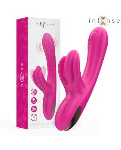 INTENSE BRITNEY VIBRADOR MULTIFUNCION RABBIT 23 CM ROSA INTENSE BRITNEY VIBRADOR MULTIFUNCION RABBIT 23 CM ROSA