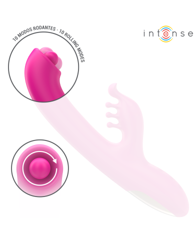 INTENSE CHRISTINA VIBRADOR MULTIFUNCION RABBIT 225 CM ROSA INTENSE CHRISTINA VIBRADOR MULTIFUNCION RABBIT 225 CM ROSA