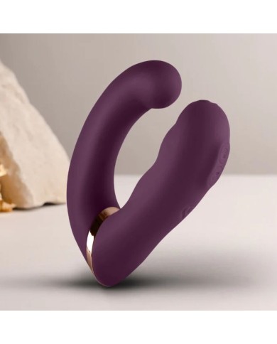 ROCKS OFF GEMINI VIBRADOR DUAL PUNTO G Y ESTIMULADOR CLITORIS MORADO ROCKS OFF GEMINI VIBRADOR DUAL PUNTO G Y ESTIMULADOR CLITORIS MORADO