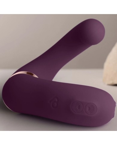 ROCKS OFF GEMINI VIBRADOR DUAL PUNTO G Y ESTIMULADOR CLITORIS MORADO ROCKS OFF GEMINI VIBRADOR DUAL PUNTO G Y ESTIMULADOR CLITORIS MORADO