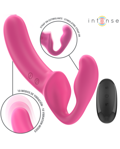 INTENSE AMY VIBRADOR DOBLE 20 CM ROSA CONTROL REMOTO INTENSE AMY VIBRADOR DOBLE 20 CM ROSA CONTROL REMOTO