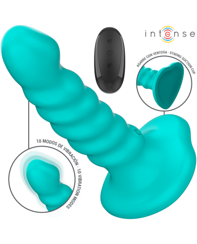 INTENSE BUFFY VIBRADOR TALLA S DISENO EN ESPIRAL 10 VIBRACIONES AZUL CONTROL REMOTO INTENSE BUFFY VIBRADOR TALLA S DISENO EN ESPIRAL 10 VIBRACIONES AZUL CONTROL REMOTO