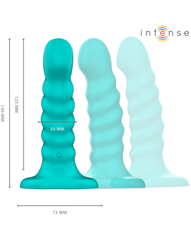 INTENSE BUFFY VIBRADOR TALLA S DISENO EN ESPIRAL 10 VIBRACIONES AZUL CONTROL REMOTO INTENSE BUFFY VIBRADOR TALLA S DISENO EN ESPIRAL 10 VIBRACIONES AZUL CONTROL REMOTO