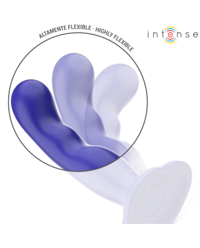 INTENSE SHORTY VIBRADOR CON VENTOSA AZUL CONTROL REMOTO INTENSE SHORTY VIBRADOR CON VENTOSA AZUL CONTROL REMOTO