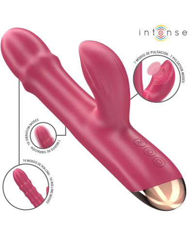 INTENSE CHLOE VIBRADOR MULTIFUNCION 3 EN 1 ROJO INTENSE CHLOE VIBRADOR MULTIFUNCION 3 EN 1 ROJO