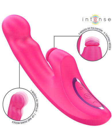 INTENSE EMI VIBRADOR 135 CM MULTIFUNCION 3 EN 1 10 VIBRACIONES ROSA INTENSE EMI VIBRADOR 135 CM MULTIFUNCION 3 EN 1 10 VIBRACIONES ROSA