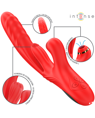 INTENSE KAROL VIBRADOR MULTIFUNCION EMPUJE ESTIMULACION ONDAS ESTIMULADORAS ROJO INTENSE KAROL VIBRADOR MULTIFUNCION EMPUJE ESTIMULACION ONDAS ESTIMULADORAS ROJO