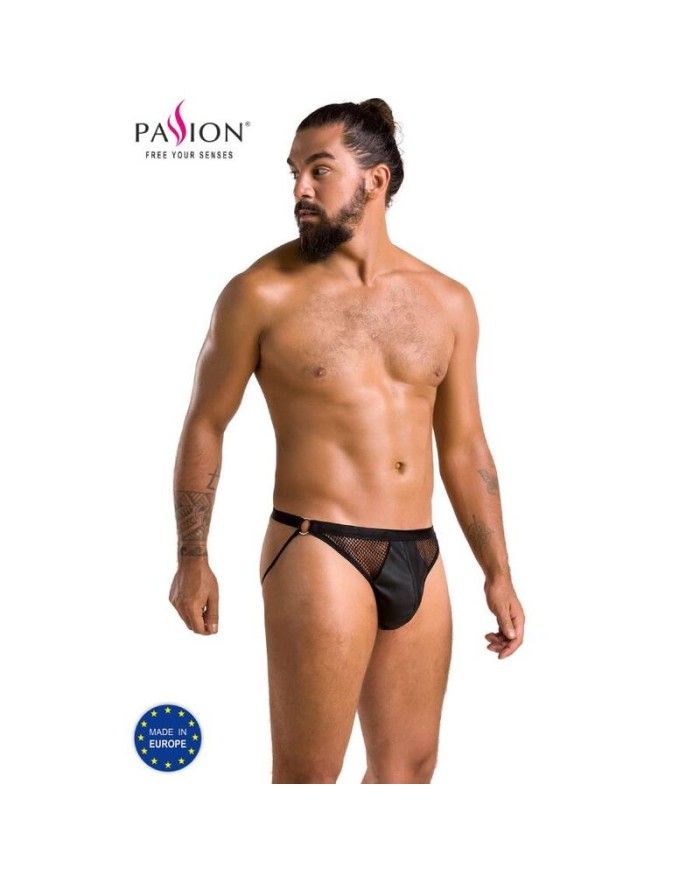 PASSION 034 SLIP OPEN LUKE NEGRO L XL