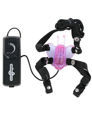 SEVEN CREATIONS BUTTERFLY STIMULATOR CON VIBRACION SEVEN CREATIONS BUTTERFLY STIMULATOR CON VIBRACION
