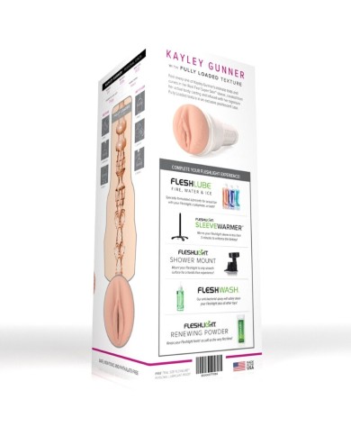 FLESHLIGHT KAYLEY GUNNER MASTURBADOR VAGINA FLESHLIGHT KAYLEY GUNNER MASTURBADOR VAGINA