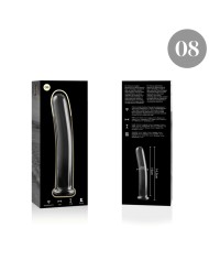 NEBULA SERIES BY IBIZA MODELO 8 DILDO CRISTAL TRANSPARENTE 145 CM O 2 CM