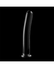 NEBULA SERIES BY IBIZA MODELO 8 DILDO CRISTAL TRANSPARENTE 145 CM O 2 CM