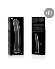 NEBULA SERIES BY IBIZA MODELO 9 DILDO CRISTAL TRANSPARENTE 155 CM O 25 CM