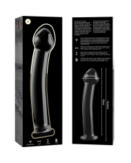 NEBULA SERIES BY IBIZA MODELO 11 DILDO CRISTAL TRANSPARENTE 16 CM O 3 CM