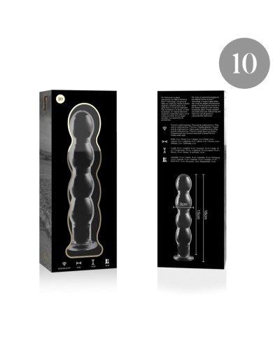 NEBULA SERIES BY IBIZA MODELO 10 DILDO CRISTAL TRANSPARENTE 165 CM O 35 CM