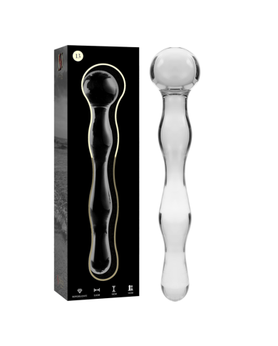NEBULA SERIES BY IBIZA MODELO 13 DILDO CRISTAL TRANSPARENTE 18 CM O 35 CM