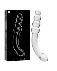 NEBULA SERIES BY IBIZA MODELO 14 DILDO CRISTAL TRANSPARENTE 185 CM O 3 CM
