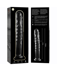 NEBULA SERIES BY IBIZA MODELO 16 DILDO CRISTAL TRANSPARENTE 185 CM O 3 CM
