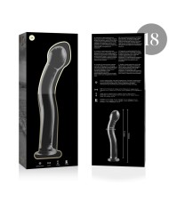 NEBULA SERIES BY IBIZA MODELO 18 DILDO CRISTAL TRANSPARENTE 185 CM O 35 CM