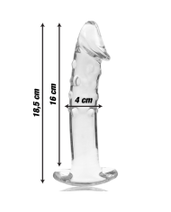 NEBULA SERIES BY IBIZA MODELO 19 DILDO CRISTAL TRANSPARENTE 185 CM O 4 CM
