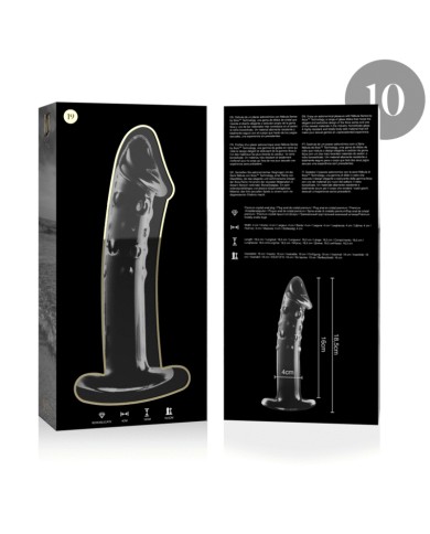 NEBULA SERIES BY IBIZA MODELO 19 DILDO CRISTAL TRANSPARENTE 185 CM O 4 CM