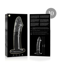 NEBULA SERIES BY IBIZA MODELO 19 DILDO CRISTAL TRANSPARENTE 185 CM O 4 CM