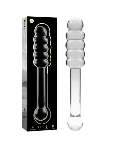 NEBULA SERIES BY IBIZA MODELO 20 DILDO CRISTAL TRANSPARENTE 205 CM O 3 CM