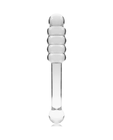 NEBULA SERIES BY IBIZA MODELO 20 DILDO CRISTAL TRANSPARENTE 205 CM O 3 CM