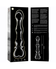 NEBULA SERIES BY IBIZA MODELO 21 DILDO CRISTAL TRANSPARENTE 205 CM O 35 CM
