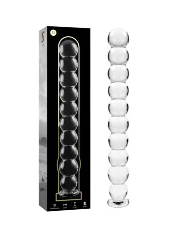 NEBULA SERIES BY IBIZA MODELO 22 DILDO CRISTAL TRANSPARENTE 215 CM O 25 CM