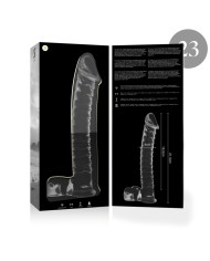 NEBULA SERIES BY IBIZA MODELO 23 DILDO CRISTAL TRANSPARENTE 215 CM O 4 CM