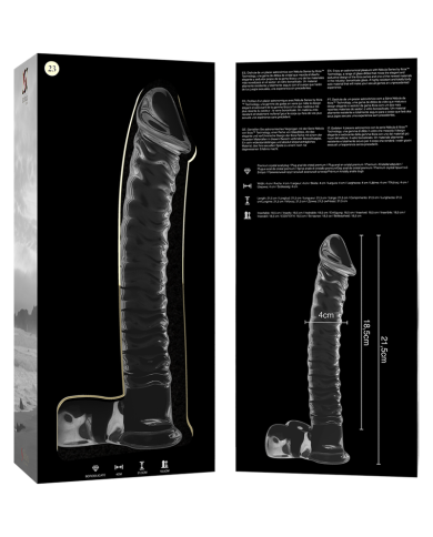 NEBULA SERIES BY IBIZA MODELO 23 DILDO CRISTAL TRANSPARENTE 215 CM O 4 CM