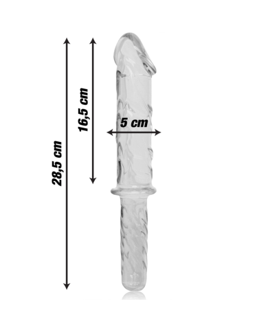 NEBULA SERIES BY IBIZA MODELO 24 DILDO CRISTAL TRANSPARENTE 285 CM O 5 CM