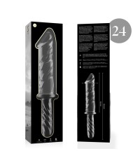 NEBULA SERIES BY IBIZA MODELO 24 DILDO CRISTAL TRANSPARENTE 285 CM O 5 CM