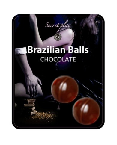 SECRETPLAY BRAZILIAN BALLS CHOCOLATE SET 2 BOLAS