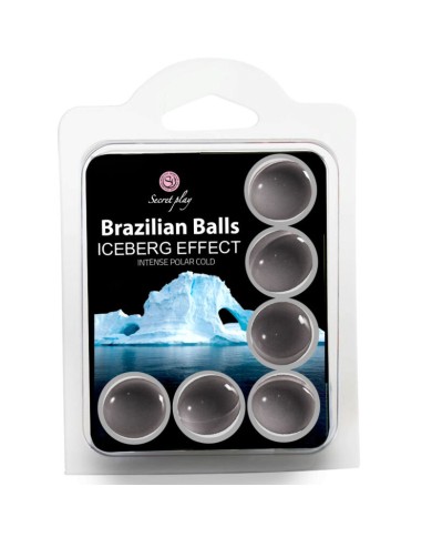 SECRET PLAY SET 6 BRAZILIAN BALLS EFECTO ICEBERG