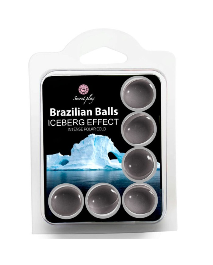 SECRET PLAY SET 6 BRAZILIAN BALLS EFECTO ICEBERG