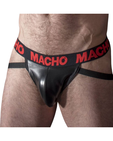 MACHO MX25RC JOCK CUERO ROJO XL
