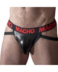 MACHO MX25RC JOCK CUERO ROJO XL