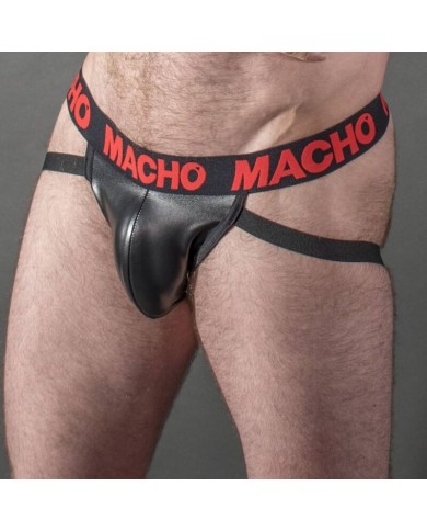 MACHO MX25RC JOCK CUERO ROJO XL